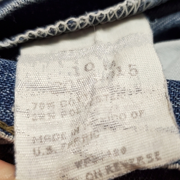 Vintage lee riveted mid wash high rise wide leg loose fit cargo jeans denim 10 - Picture 13 of 13